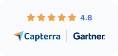 Capterra review — 4.8 stars