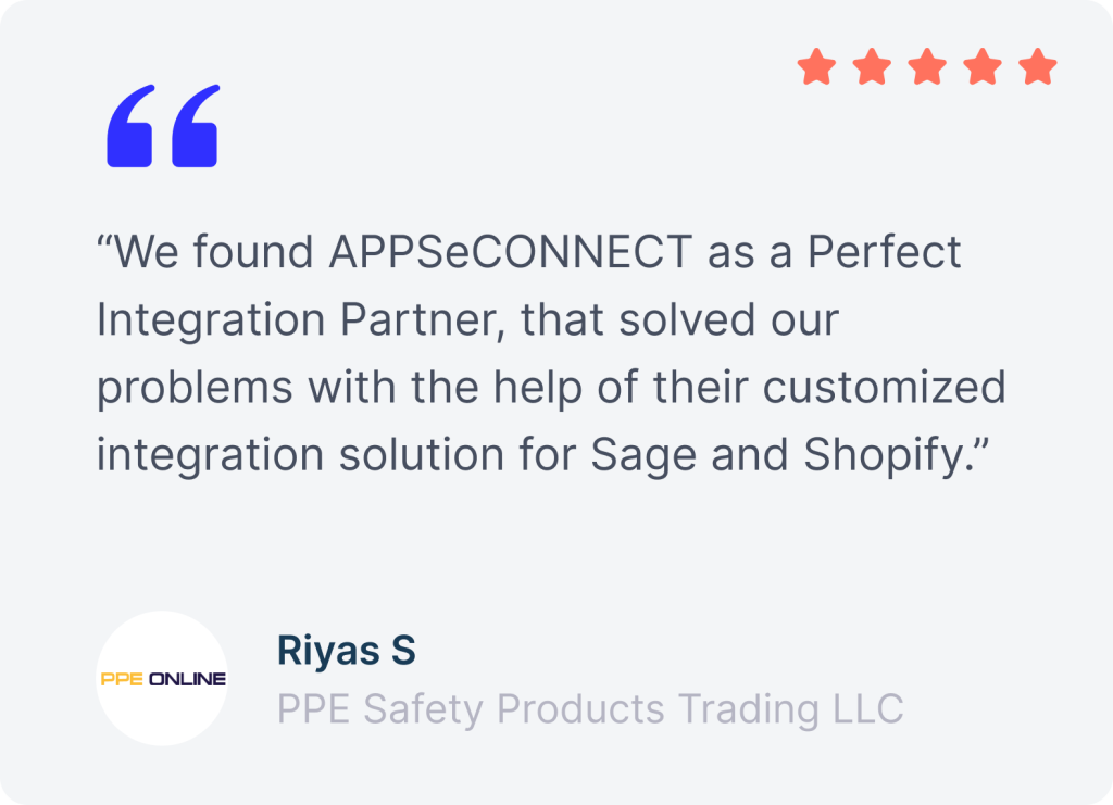 Customer testimonial