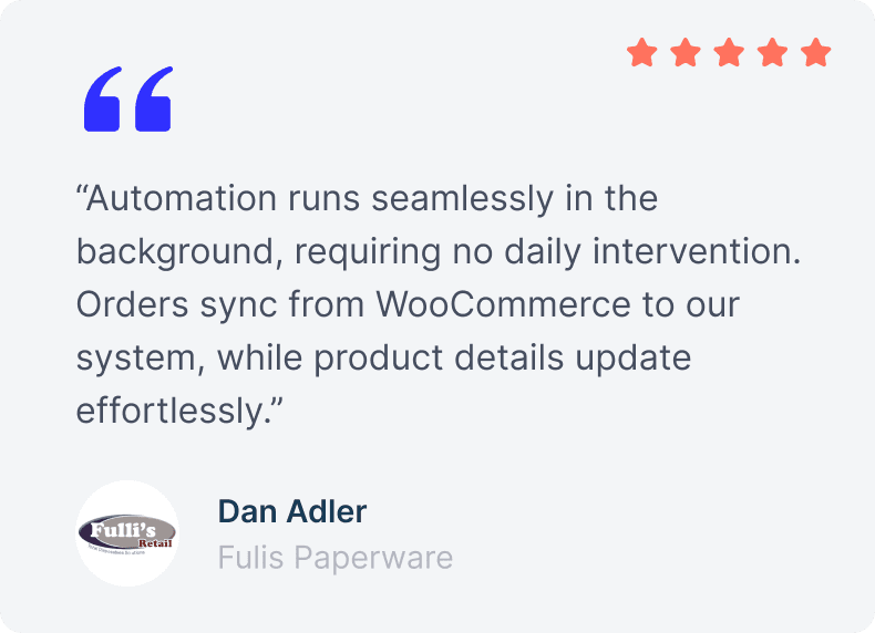 Customer testimonial