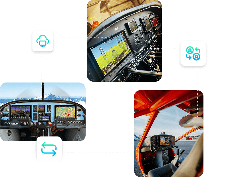Dynon Avionics avionics cockpit displays