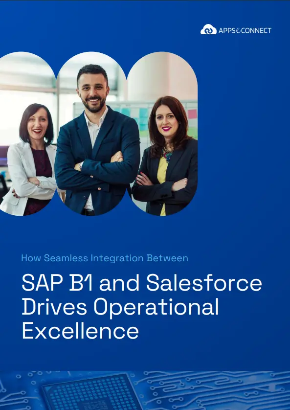 How to Integrate SAP Business One and Salesforce — e-book cover