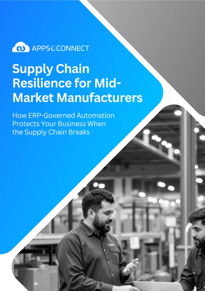 Supply Chain Resilience for Mid-Market Manufacturers — e-book cover