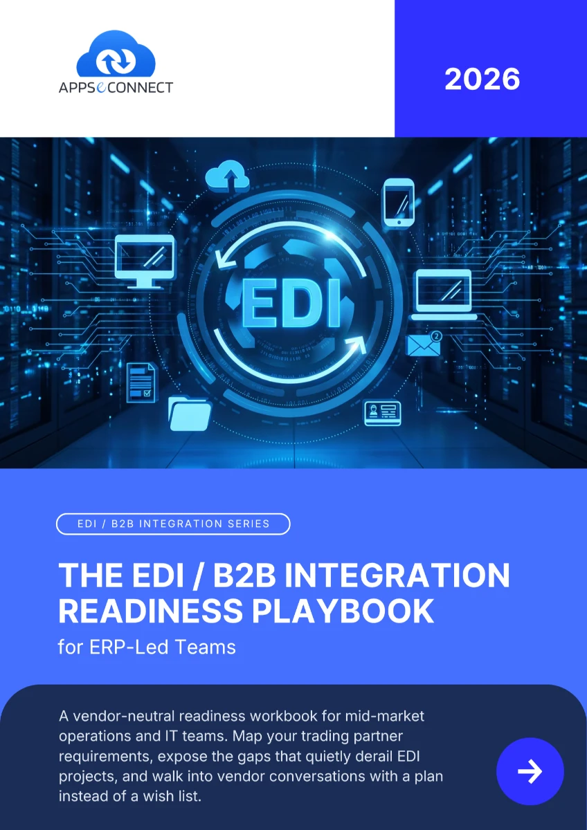 The EDI / B2B Integration Readiness Playbook for ERP-Led Teams — e-book cover