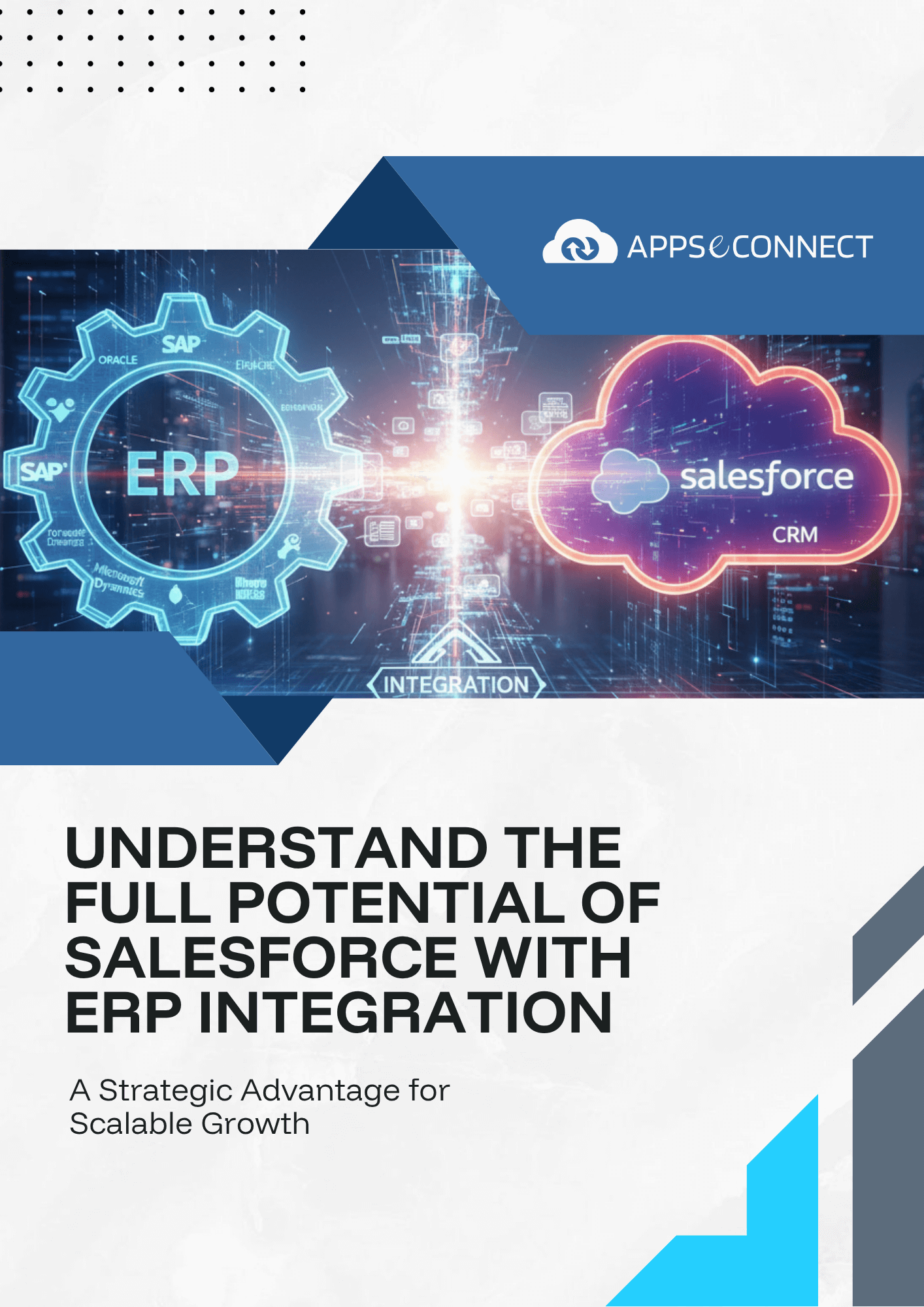 Understand the Full Potential of Salesforce with ERP Integration A Strategic Advantage for Scalable Growth — e-book cover