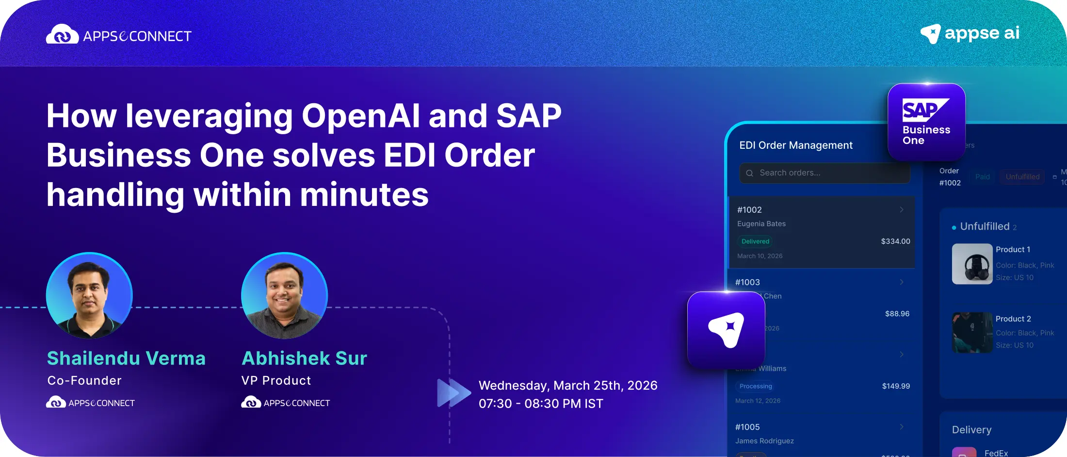 How leveraging OpenAI and SAP Business One solves EDI Order handling within minutes