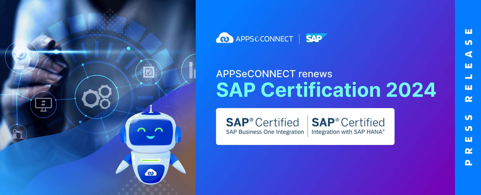 APPSeCONNECT Renews SAP Certification 2024