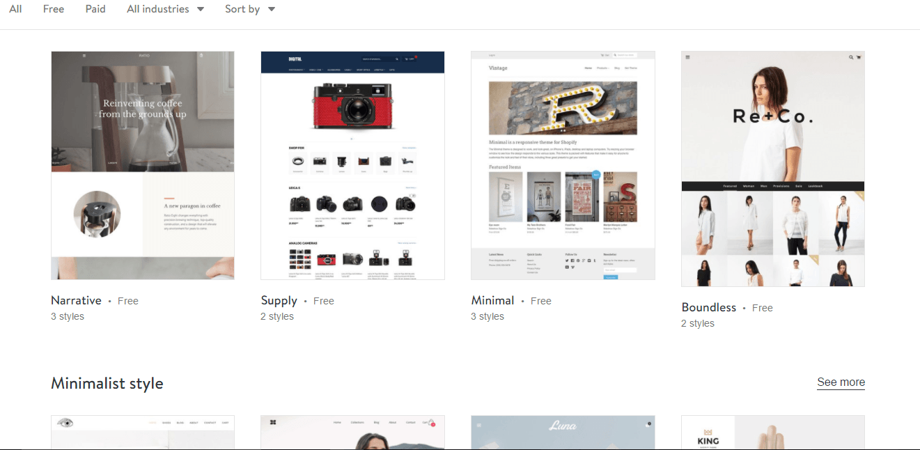 free-shopify-themes