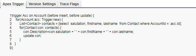 apex-code-with-soql-query-and-dml-statement