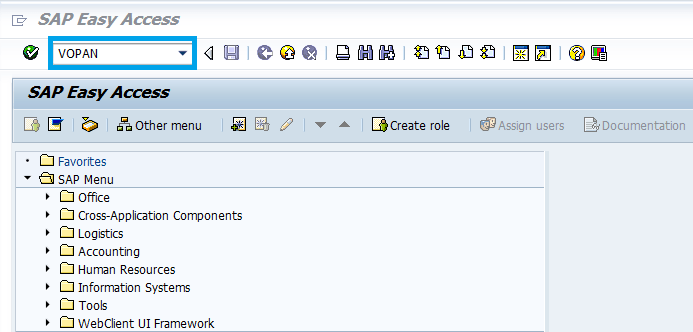 transaction-code-sd-master-data-screen