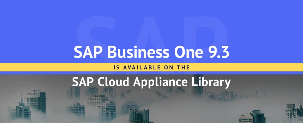 SAP-Business-One-9-3 is-on-the-SAP-Cloud-Appliance-Library