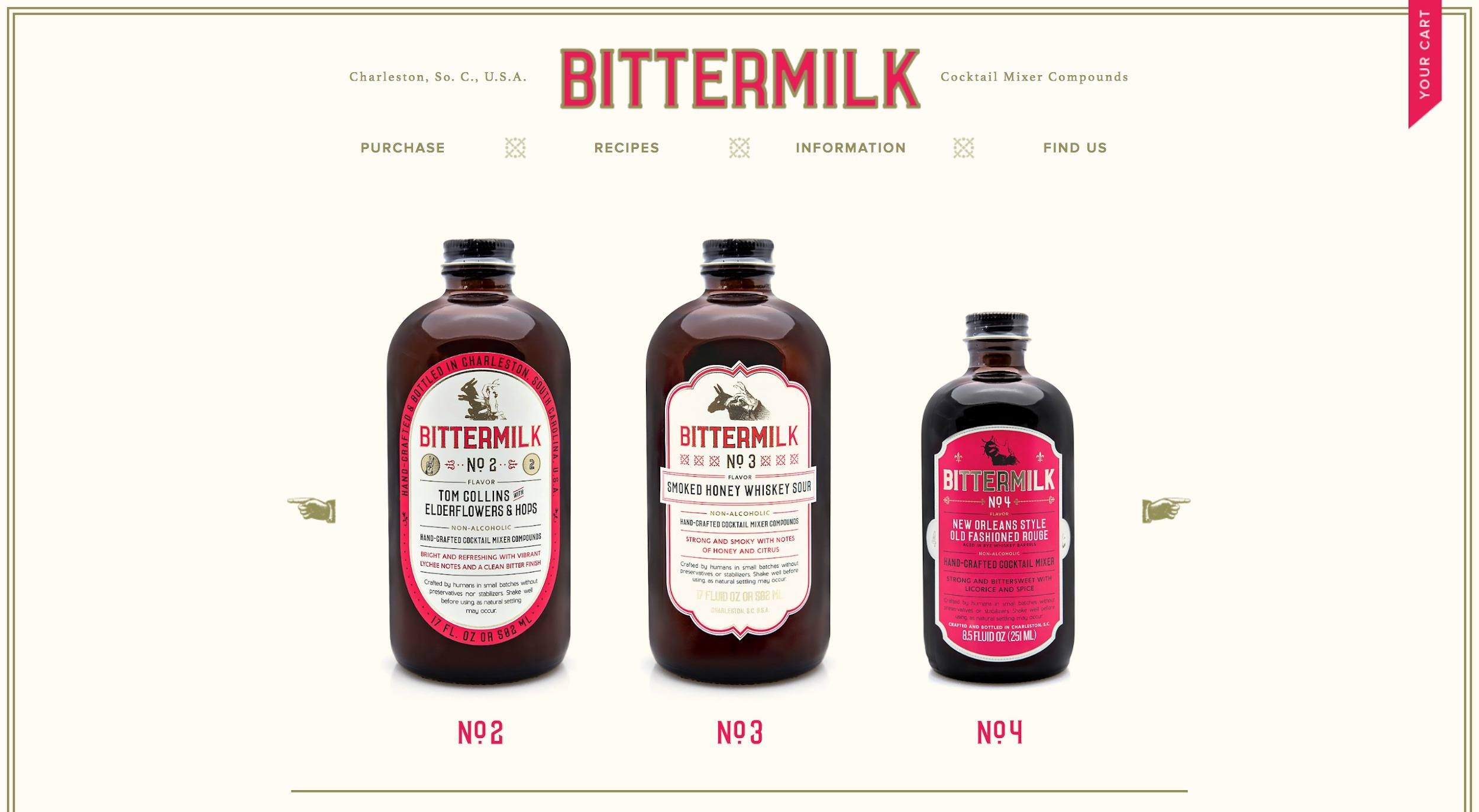 bittermilk-shopify-website