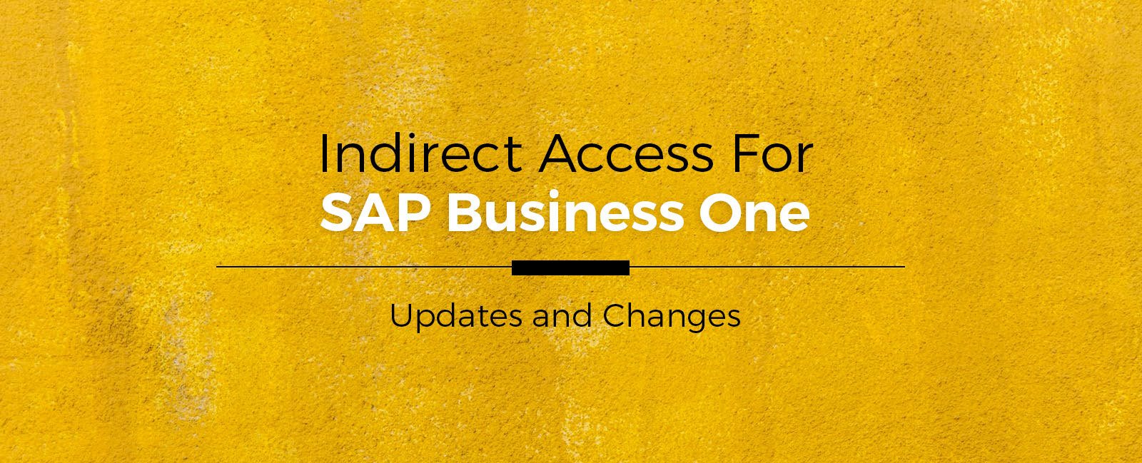 Indirect-Access-For-SAP-Business-One-Updates