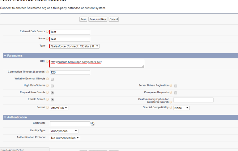 Salesforce-Connect-External-Data-Source