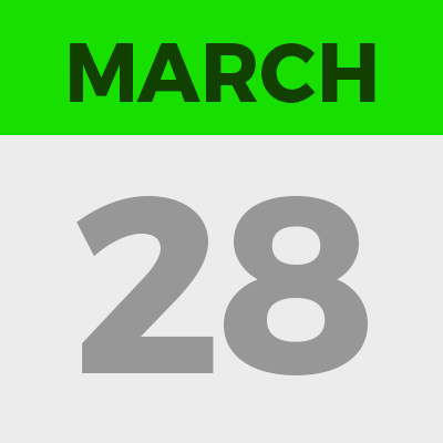28th-March