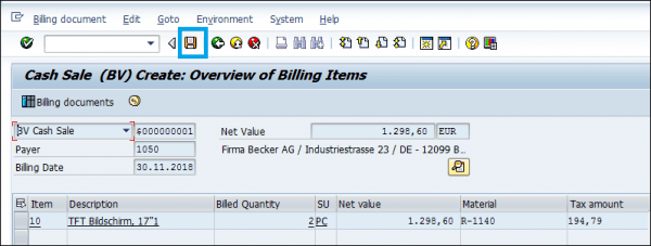 sap-cash-sales-create