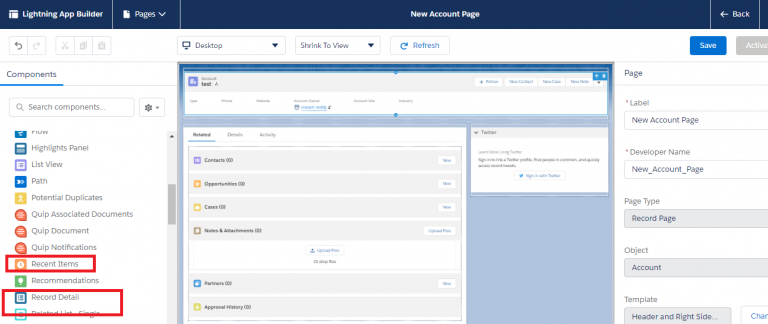 create related lightning components app builder salesforce create related lightning components app builder salesforce