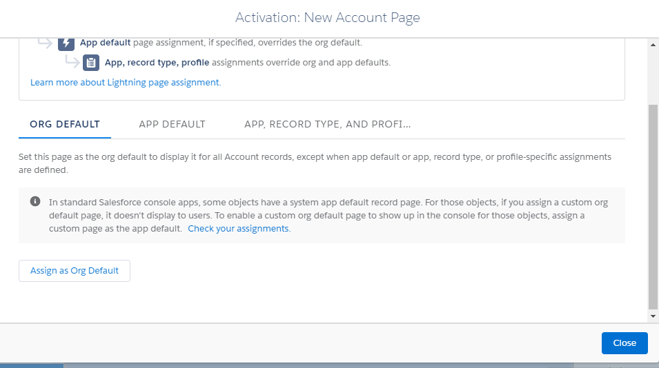 salesforce-new-page-activation