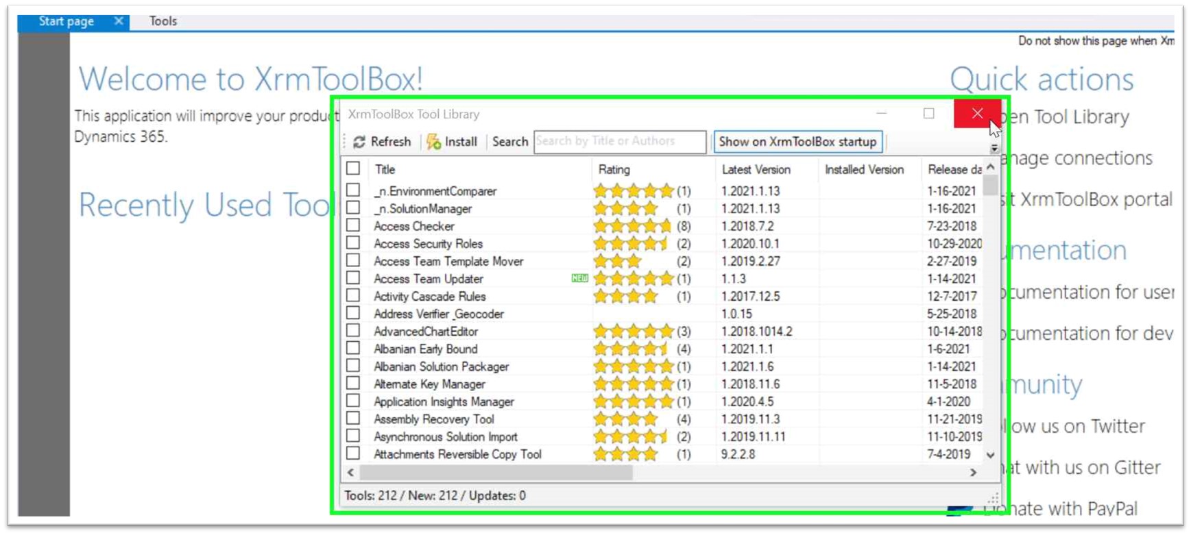 XrmToolBox-tool-Library
