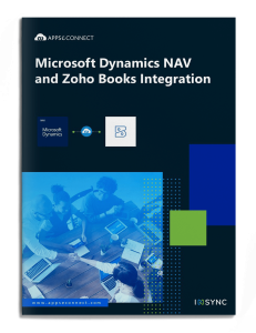 Microsoft Dynamics NAV and Zoho Books Integration Brochure_Cover