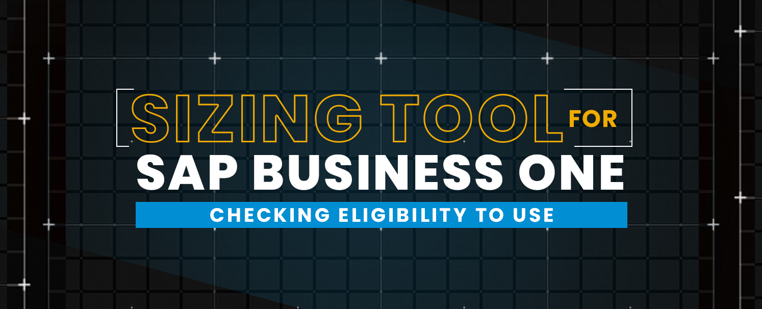 Sizing Tool for SAP Business One - Checking Eligibility to Use copy