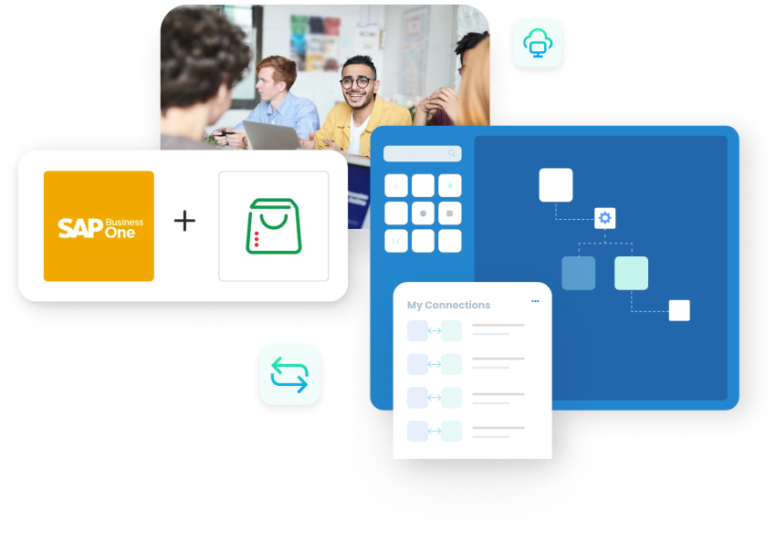 SAP Business One and Zoho Commerce Integration hero image