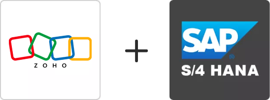Zoho CRM with SAP S4 HANA