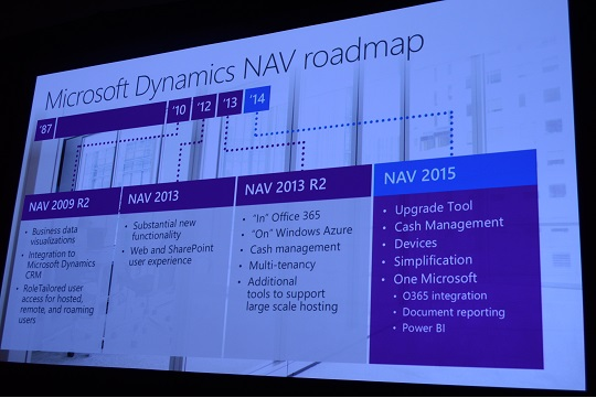 Microsoft Dynamics NAV 2015 unveiled at WPC 2014