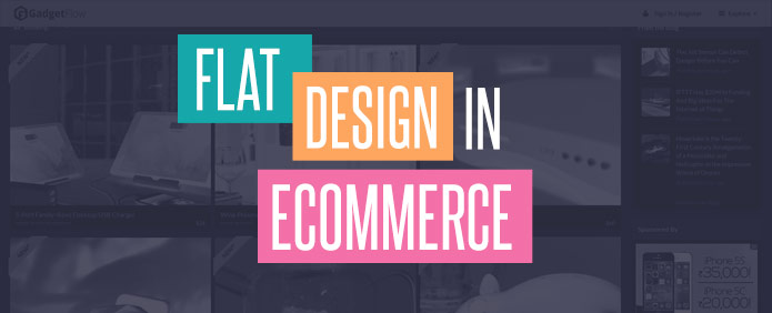 Flat Designs in Ecommerce