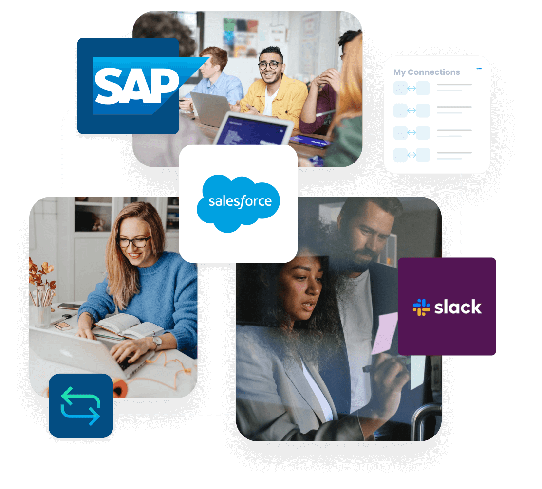 Webinar SAP, Salesforce and Slack Automation Accelerated No-code Integration Within 15 Mins!