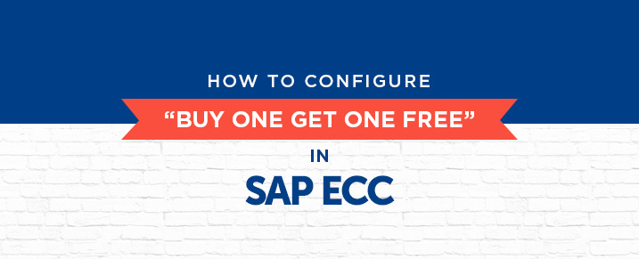 How to configure buy one get one free in SAP