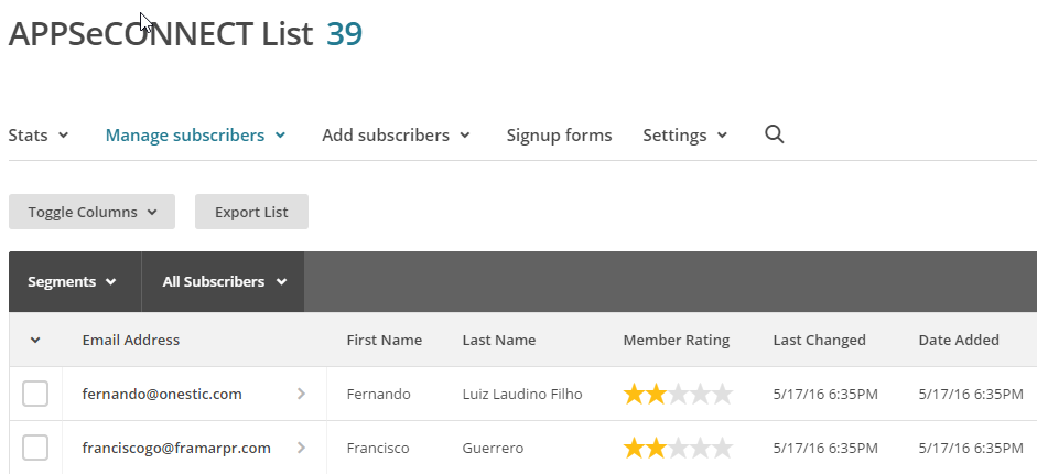 Sync your Zoho CRM Leads to MailChimp 12