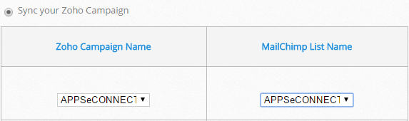 Sync your Zoho CRM Leads to MailChimp 4