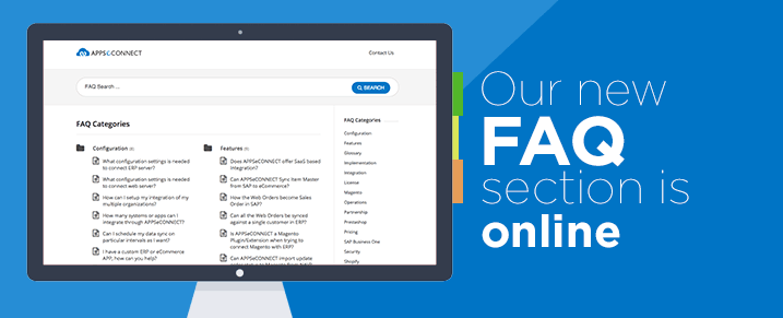 APPSeCONNECT FAQ website