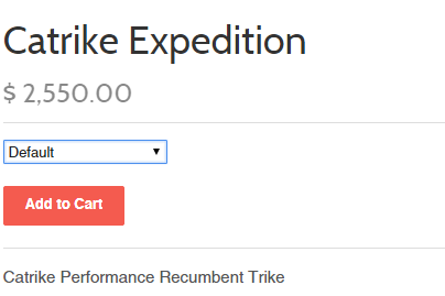 Catrike expedition
