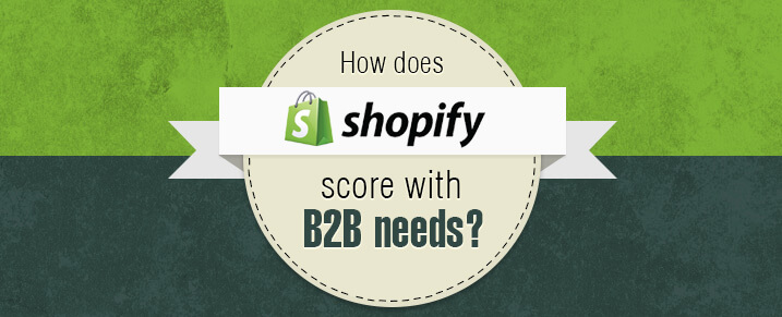 Shopify score with B2B needs