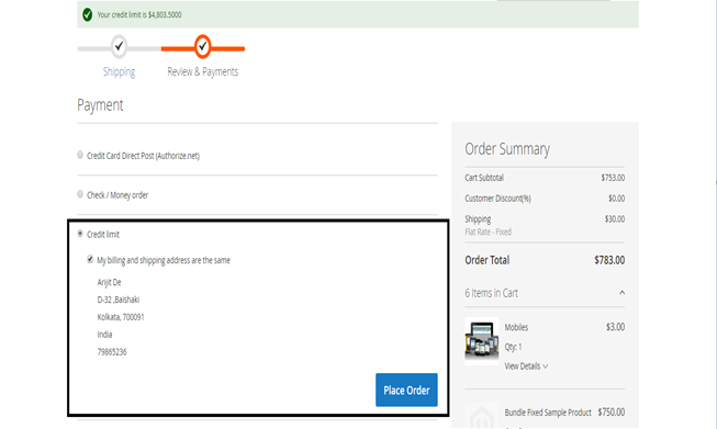 magento front end configuration setup