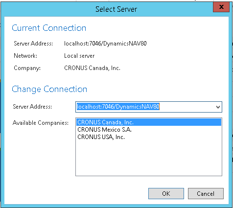 nav 2015 current connctn