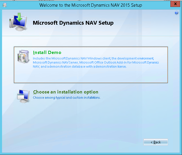 nav 2015 install demo