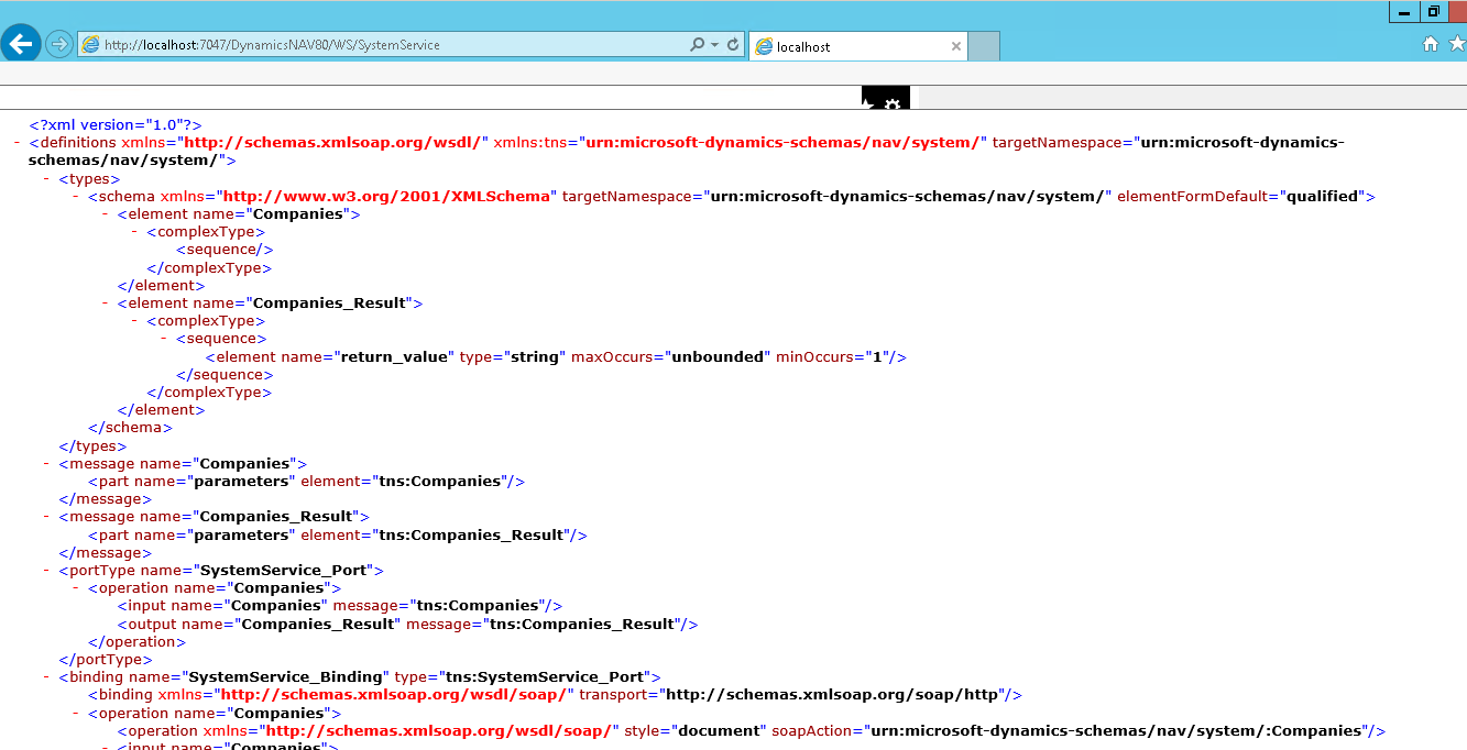 nav 2015 xml