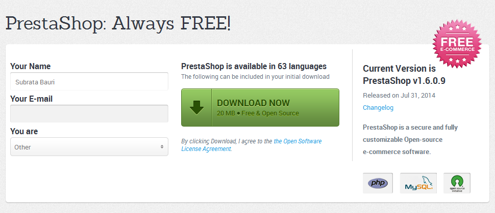 prestashop download