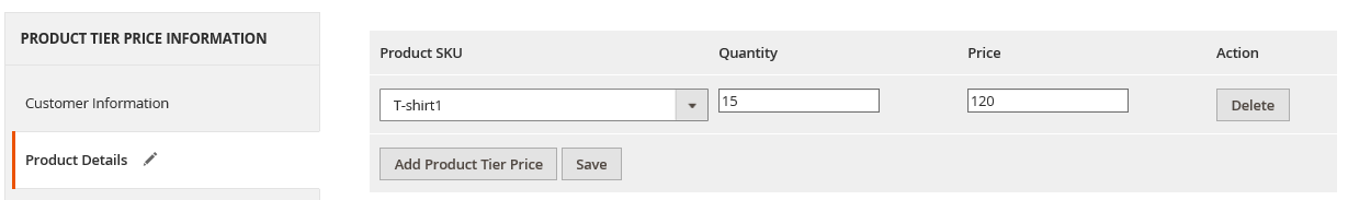 product tier price magento