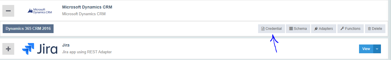add credentials
