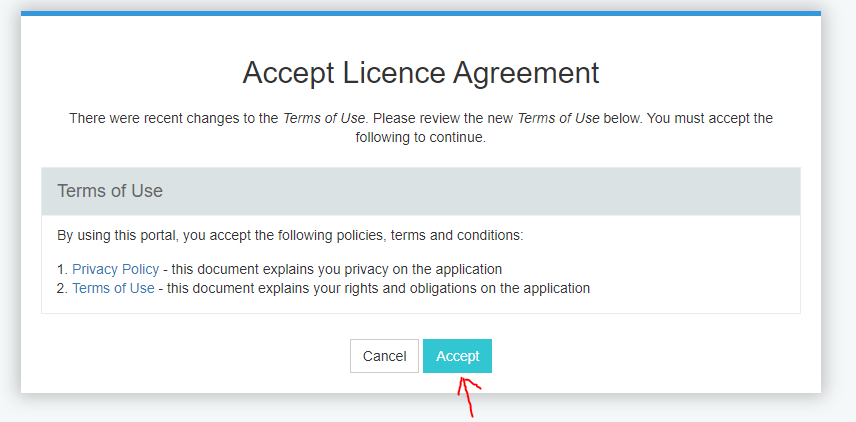 Accept License
