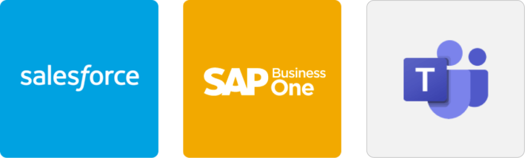 Salesforce, SAP Business One (Service Layer) and Microsoft Teams