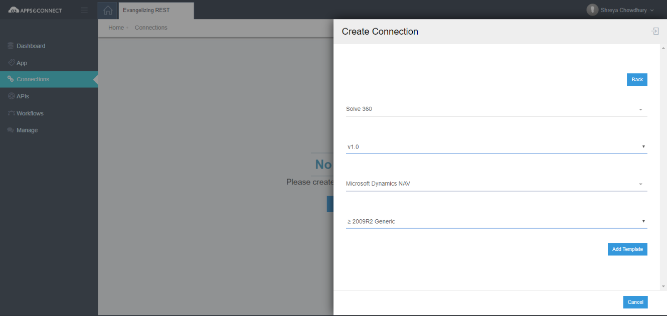 connection creation