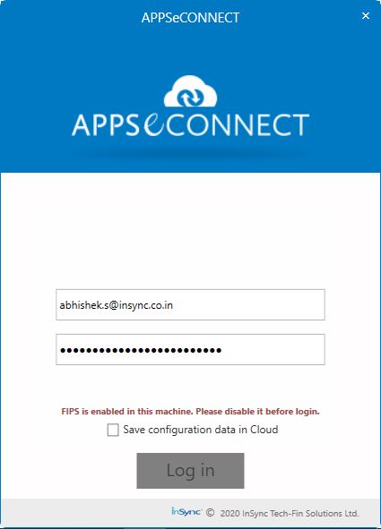 FIPS settings