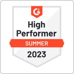 High-Performer-Summer-G2-Badge-2023