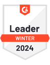G2 leader winter 2024 badge footer