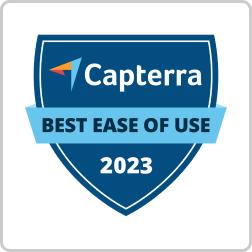 Capterra Best Ease of Use 2023