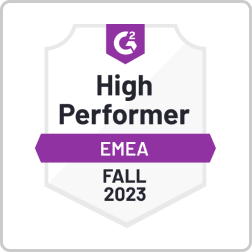 G2 High Performer EMEA FALL 2023
